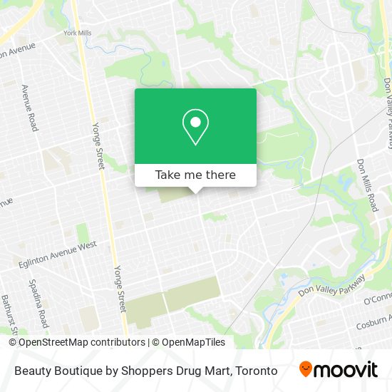 Beauty Boutique by Shoppers Drug Mart plan