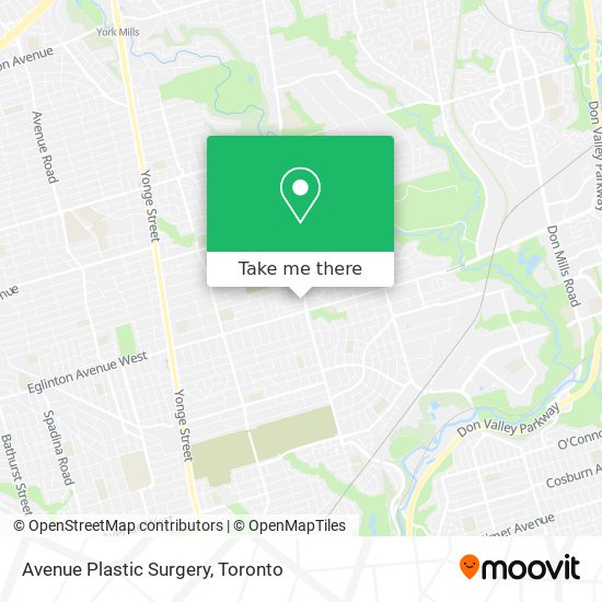 Avenue Plastic Surgery map