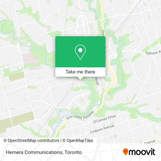 Hemera Communications map