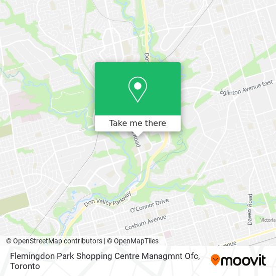 Flemingdon Park Shopping Centre Managmnt Ofc plan