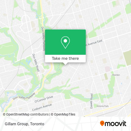 Gillam Group map