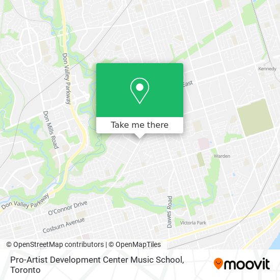 Pro-Artist Development Center Music School map