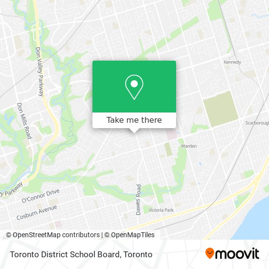 Toronto District School Board map