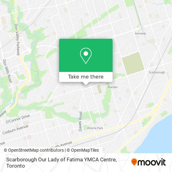 Scarborough Our Lady of Fatima YMCA Centre map