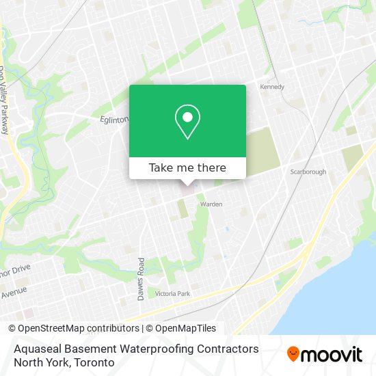 Aquaseal Basement Waterproofing Contractors North York map