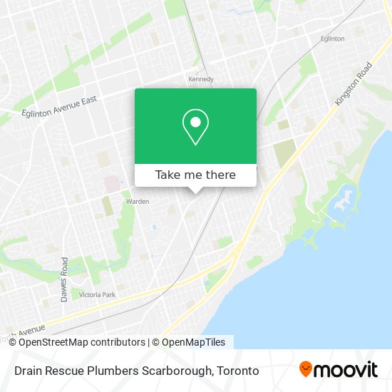 Drain Rescue Plumbers Scarborough map