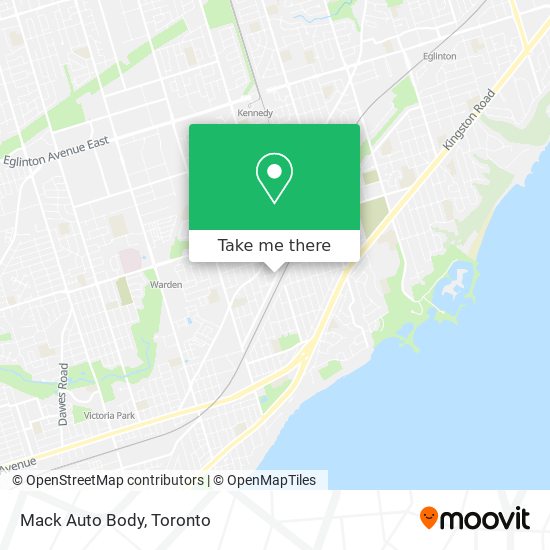 Mack Auto Body map