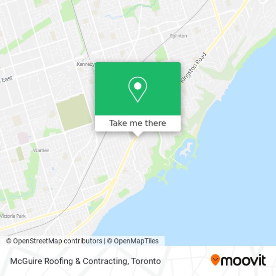 McGuire Roofing & Contracting map