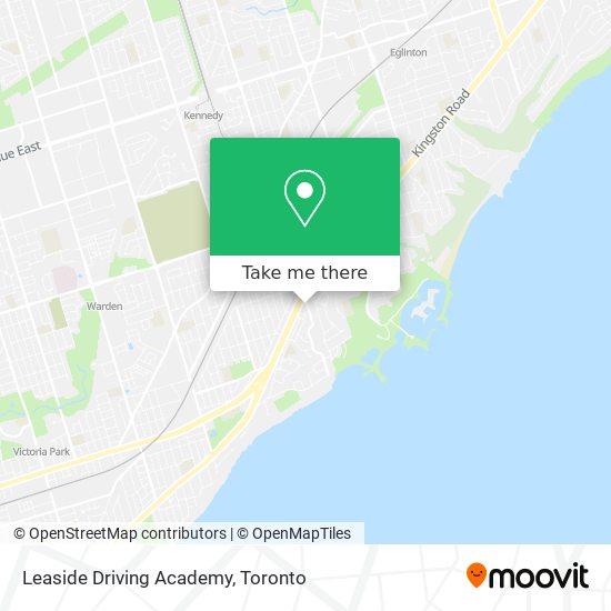 Leaside Driving Academy map