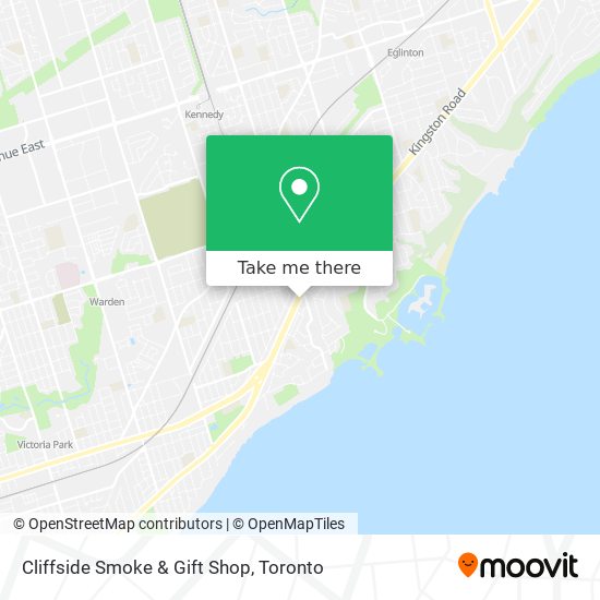 Cliffside Smoke & Gift Shop map