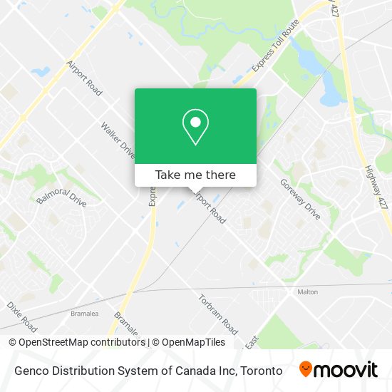 Genco Distribution System of Canada Inc map