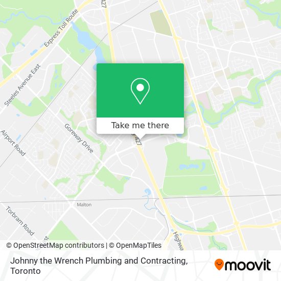 Johnny the Wrench Plumbing and Contracting map