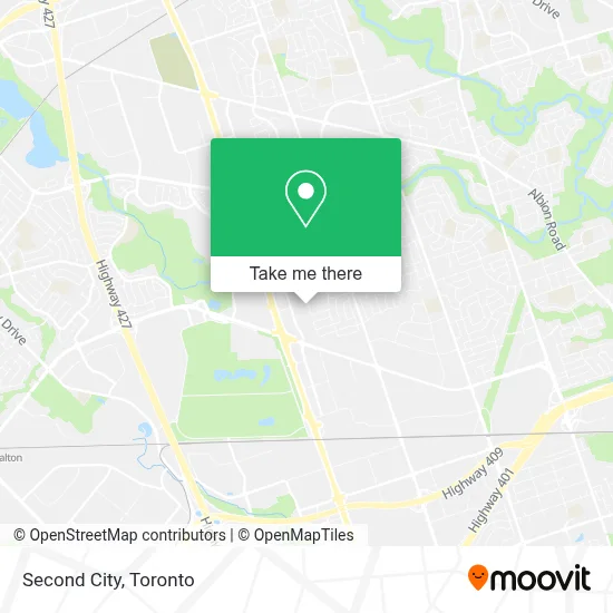 Second City map