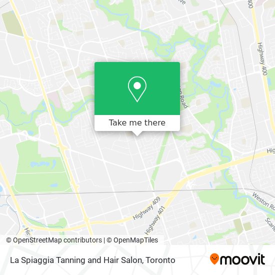 La Spiaggia Tanning and Hair Salon map