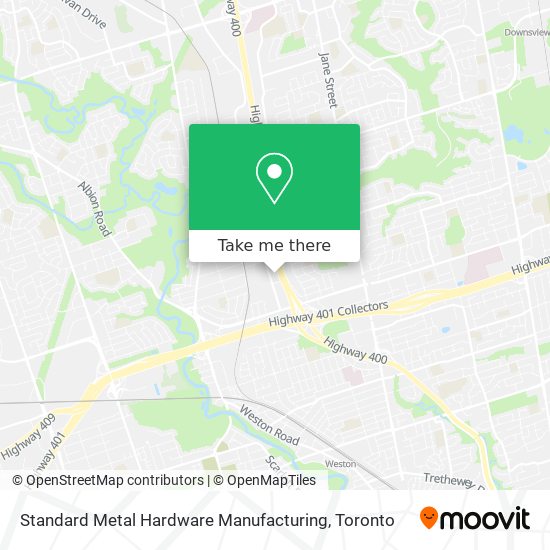 Standard Metal Hardware Manufacturing map