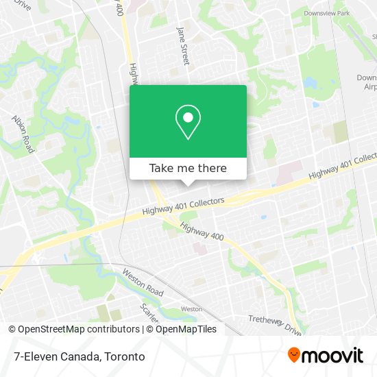 7-Eleven Canada map