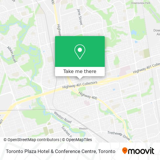 Toronto Plaza Hotel & Conference Centre map