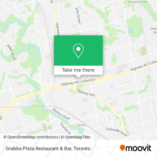Grabba Pizza Restaurant & Bar map