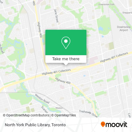 North York Public Library map