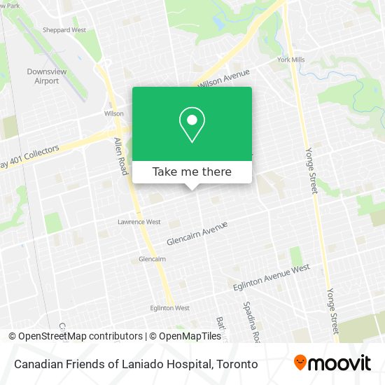 Canadian Friends of Laniado Hospital map