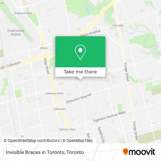 Invisible Braces in Toronto map
