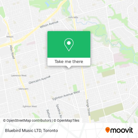 Bluebird Music LTD map