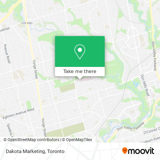 Dakota Marketing map