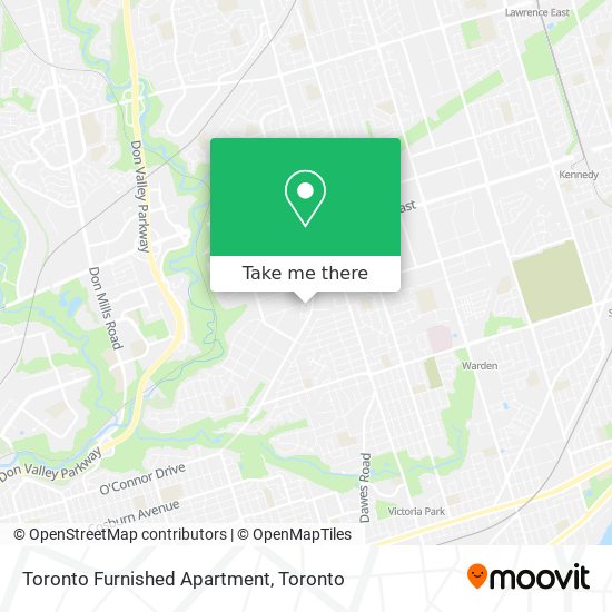 Toronto Furnished Apartment plan