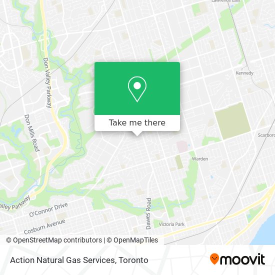 Action Natural Gas Services map