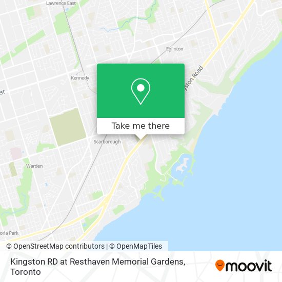 Kingston RD at Resthaven Memorial Gardens map