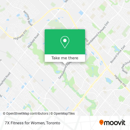 7X Fitness for Women map