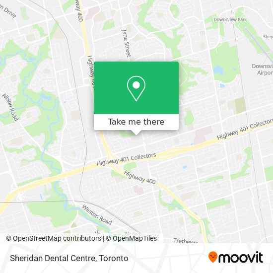 Sheridan Dental Centre map