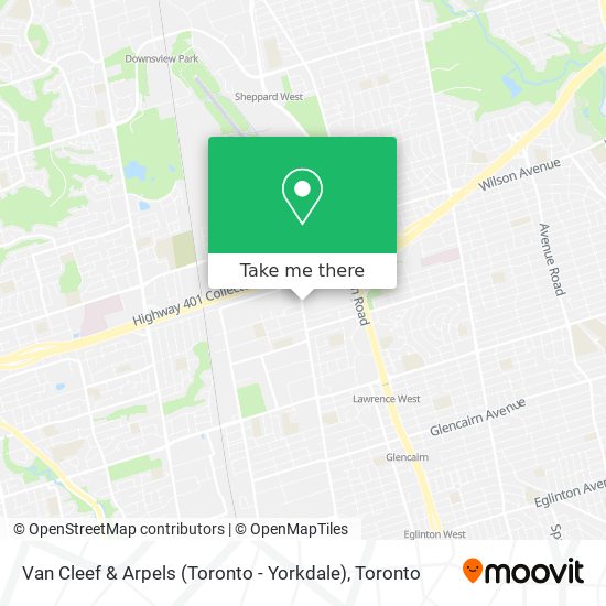 Van Cleef & Arpels (Toronto - Yorkdale) map