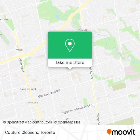 Couture Cleaners map