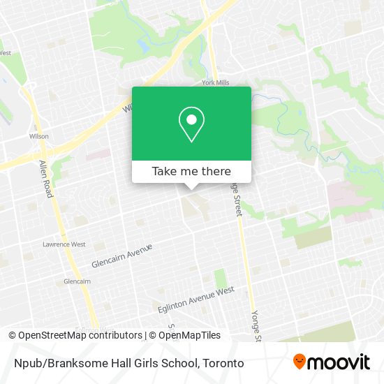 Npub / Branksome Hall Girls School map