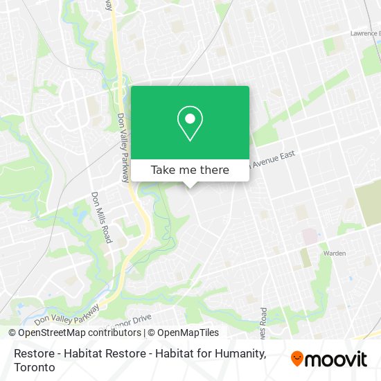 Restore - Habitat Restore - Habitat for Humanity map