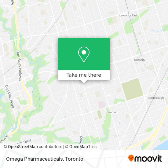 Omega Pharmaceuticals map