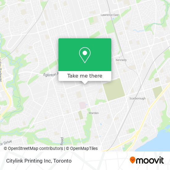 Citylink Printing Inc map