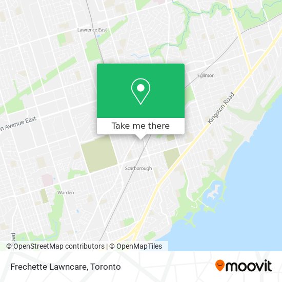 Frechette Lawncare map