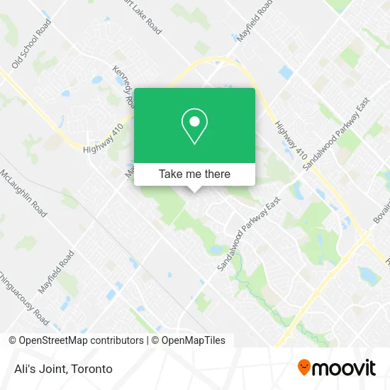Ali's Joint map