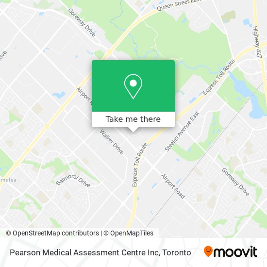 Pearson Medical Assessment Centre Inc map