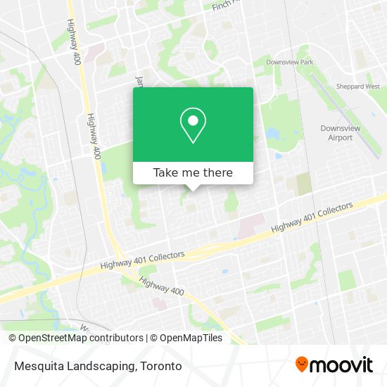 Mesquita Landscaping map