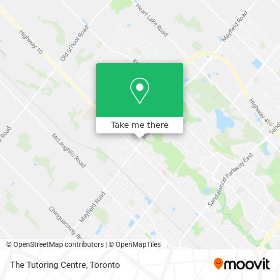 The Tutoring Centre map