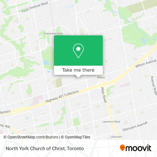 North York Church of Christ plan