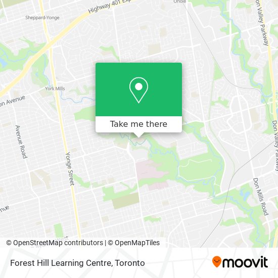 Forest Hill Learning Centre map