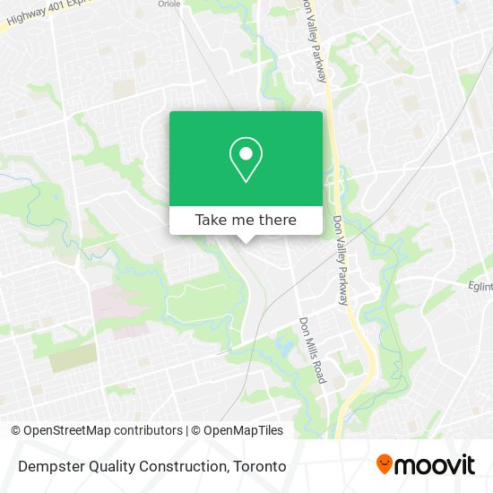 Dempster Quality Construction map