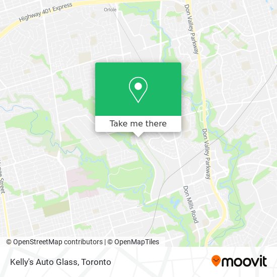 Kelly's Auto Glass map