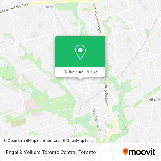 Engel & Völkers Toronto Central map