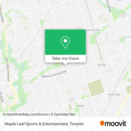 Maple Leaf Sports & Entertainment map
