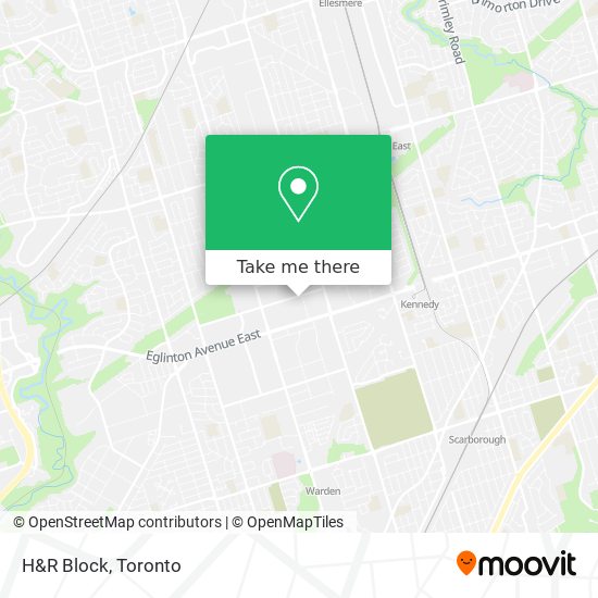 H&R Block map